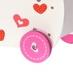 Cărucior pentru păpuși din lemn cu iminioare - Antemergator Stroller